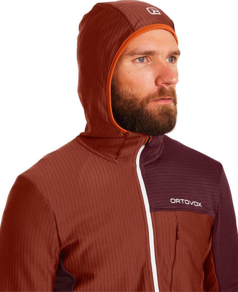 Fleece Light Grid Hooded Jacket - Mens - Image 3