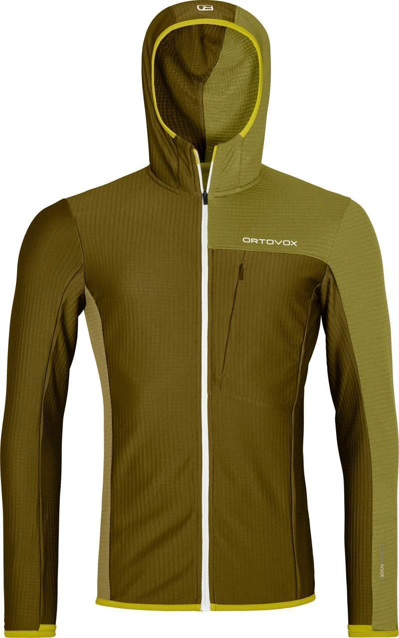 Fleece Light Grid Hooded Jacket - Mens - Image 5