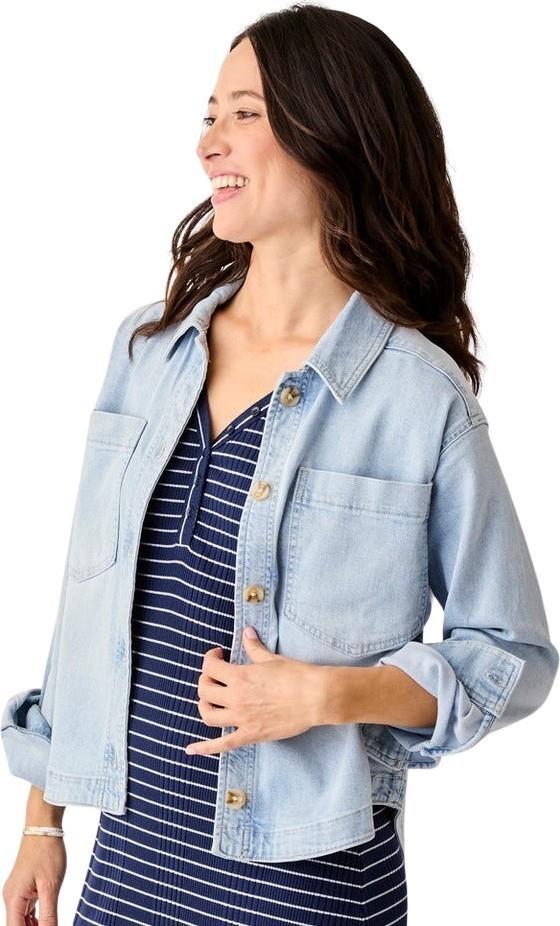 Flora Denim Shacket - Womens - Image 2