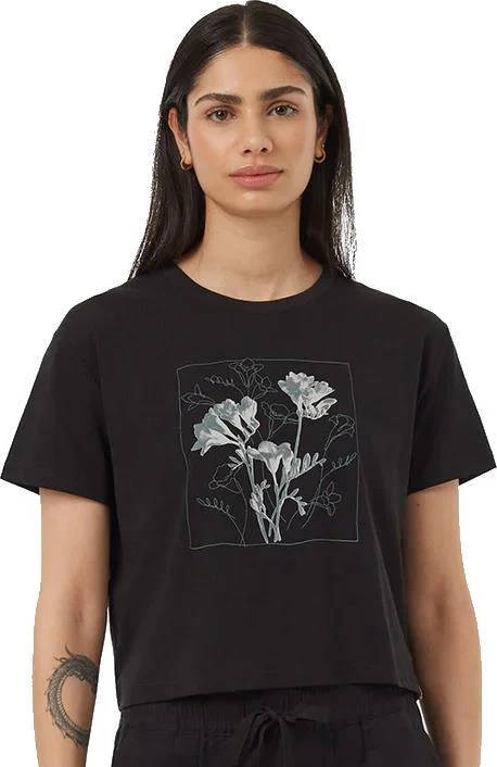 Floral Crop T-Shirt - Womens