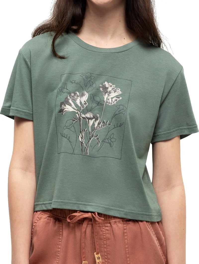 Floral Crop T-Shirt - Womens - Image 13