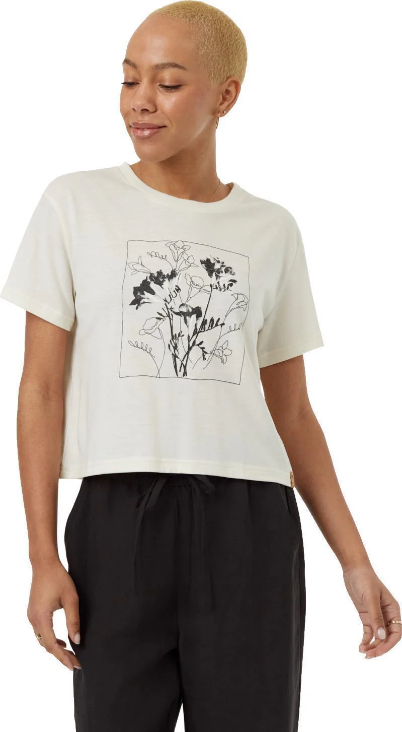 Floral Crop T-Shirt - Womens - Image 8