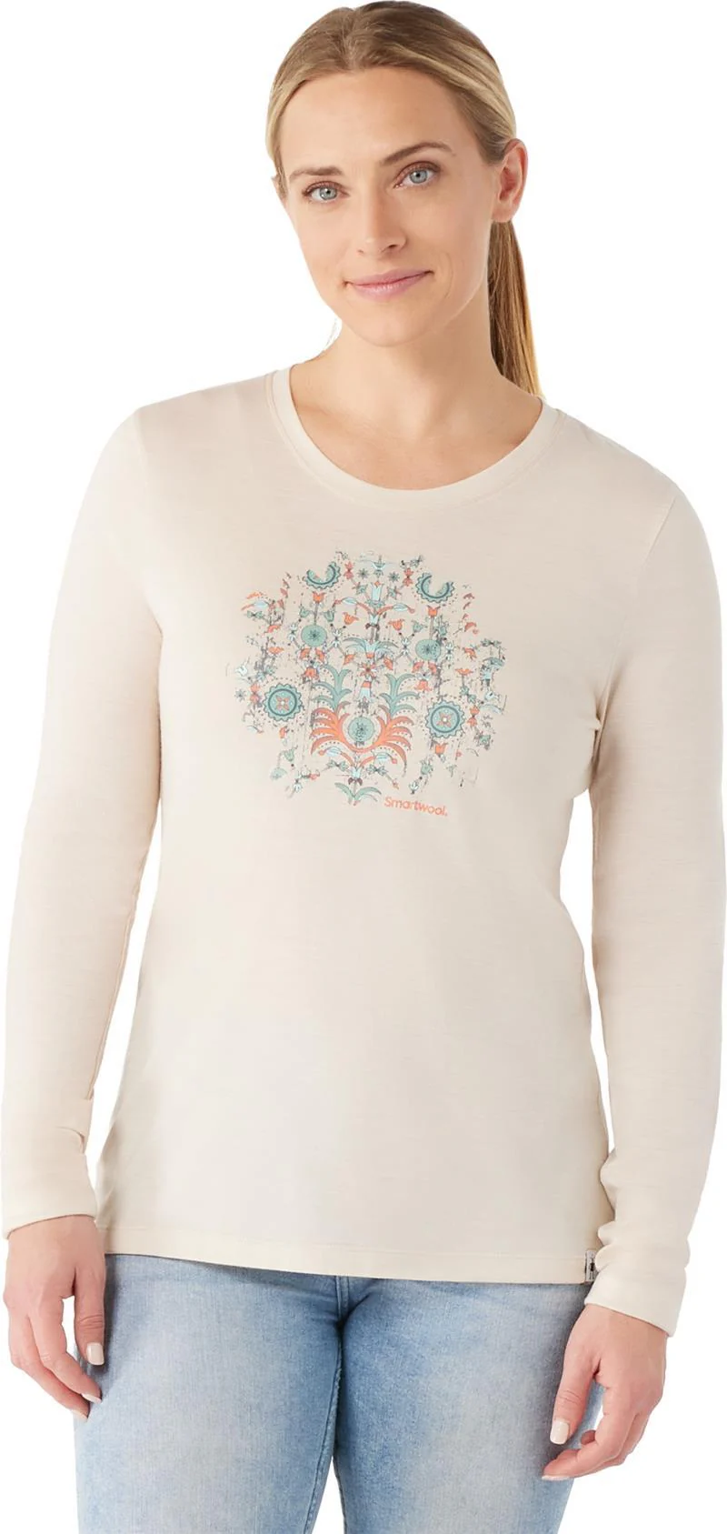 Floral Tundra Graphic LS Tee - Womens - Image 4