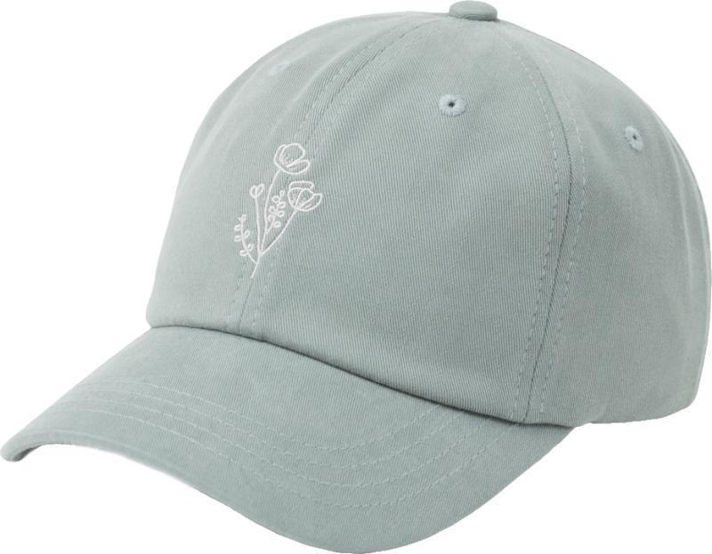 Flower Embroidery Peak Hat - Image 2
