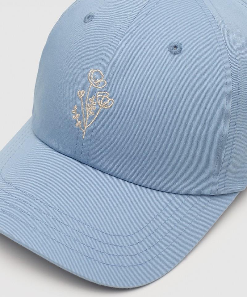Flower Embroidery Peak Hat - Image 6