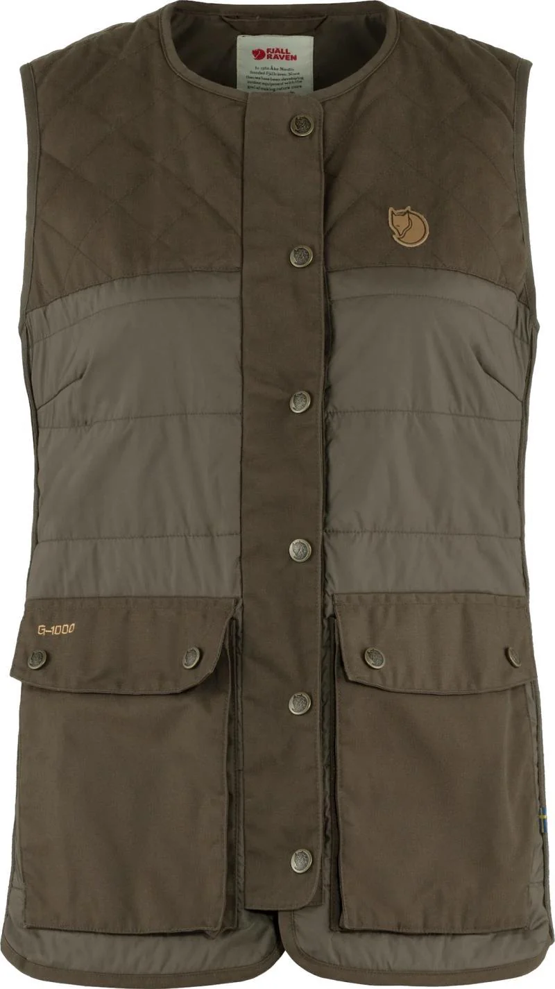 Forest Wool Padded Vest - Womens - Image 2