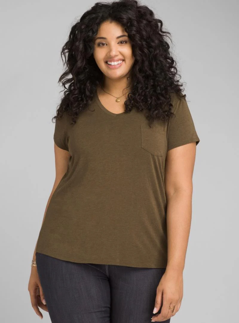Foundation SS V-Neck Plus - Womens - Image 5