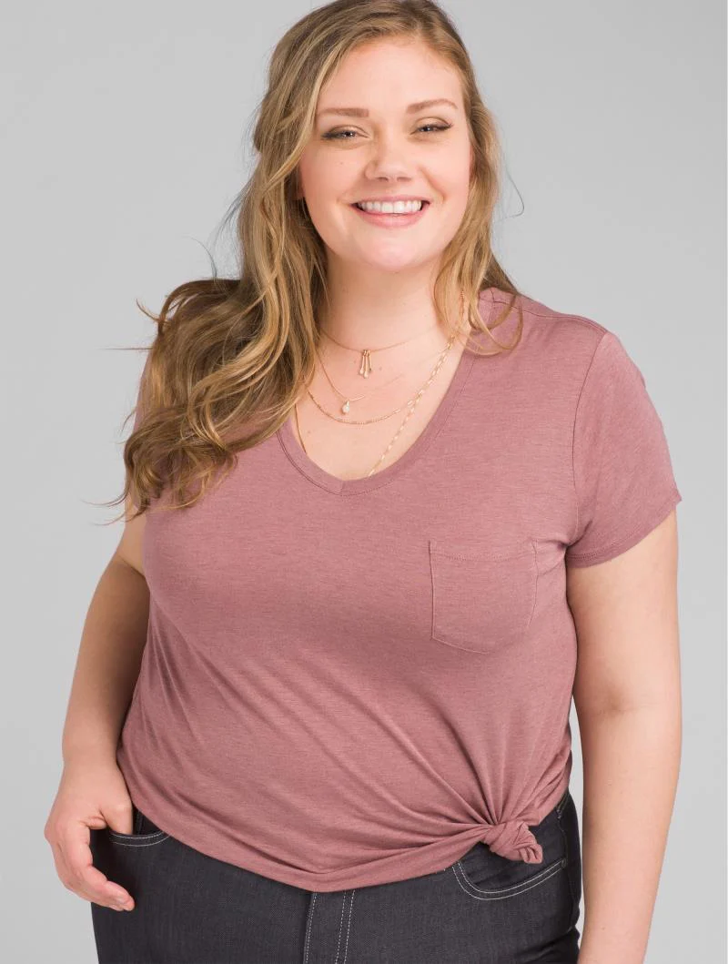 Foundation SS V-Neck Plus - Womens - Image 7
