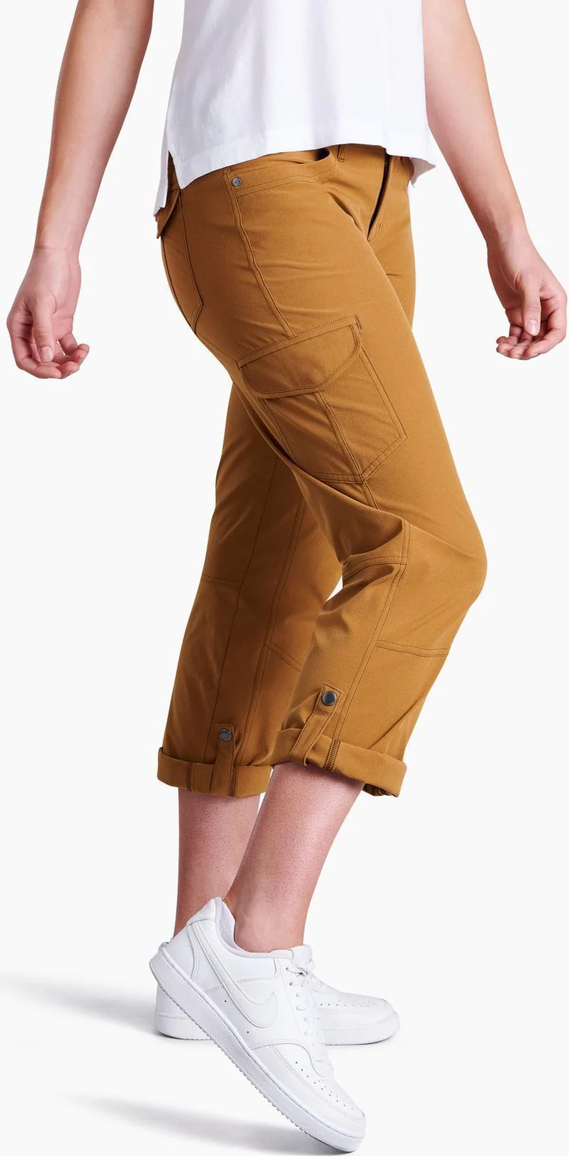 Freeflex Roll-Up Pants, 28" Inseam - Womens - Image 4