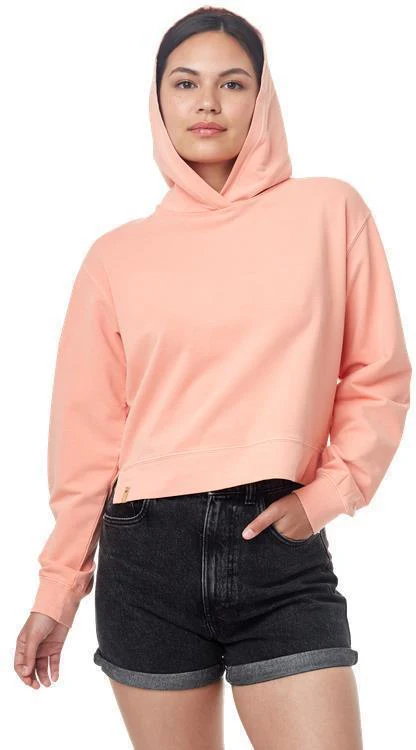 French Terry Cropped Hoodie - Womens
