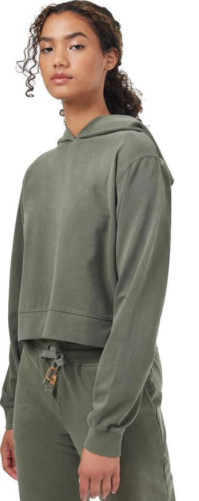 French Terry Cropped Hoodie - Womens - Image 10