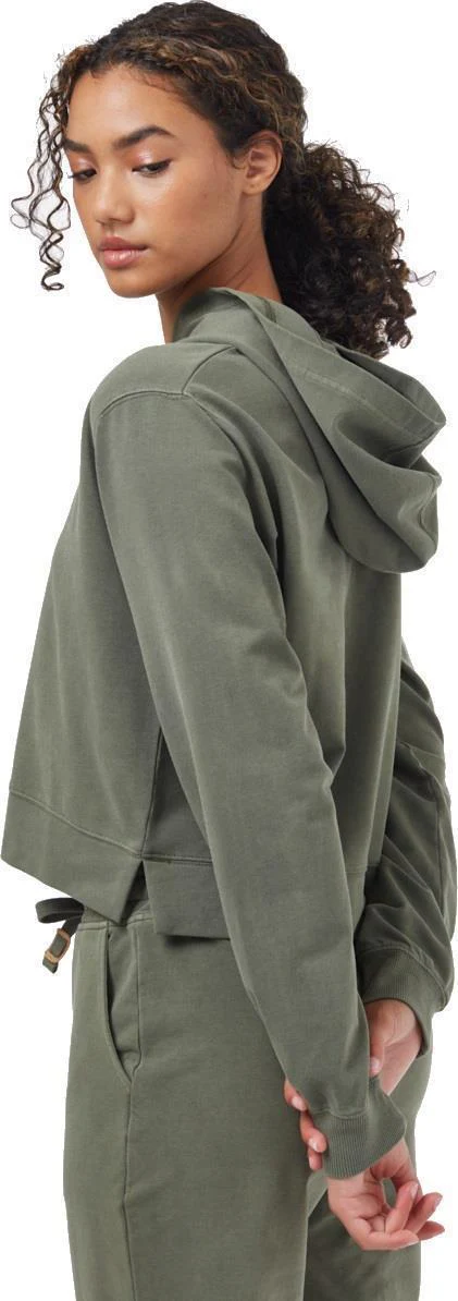 French Terry Cropped Hoodie - Womens - Image 11