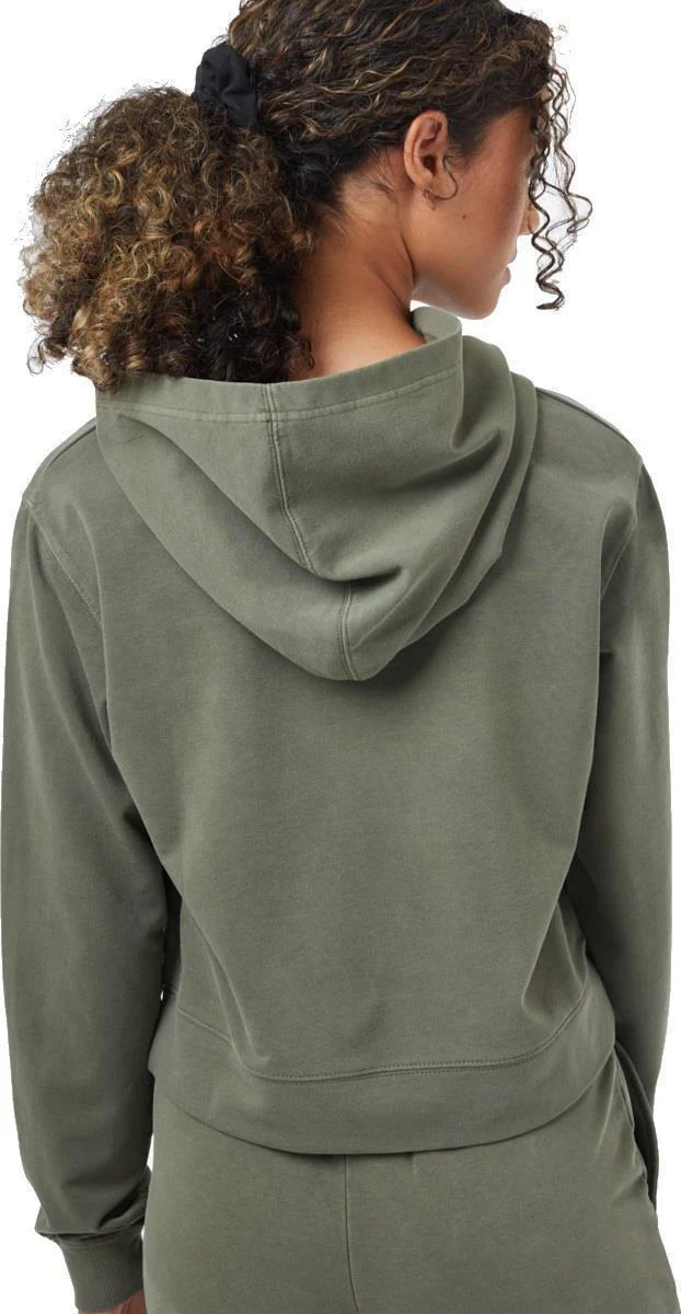 French Terry Cropped Hoodie - Womens - Image 12