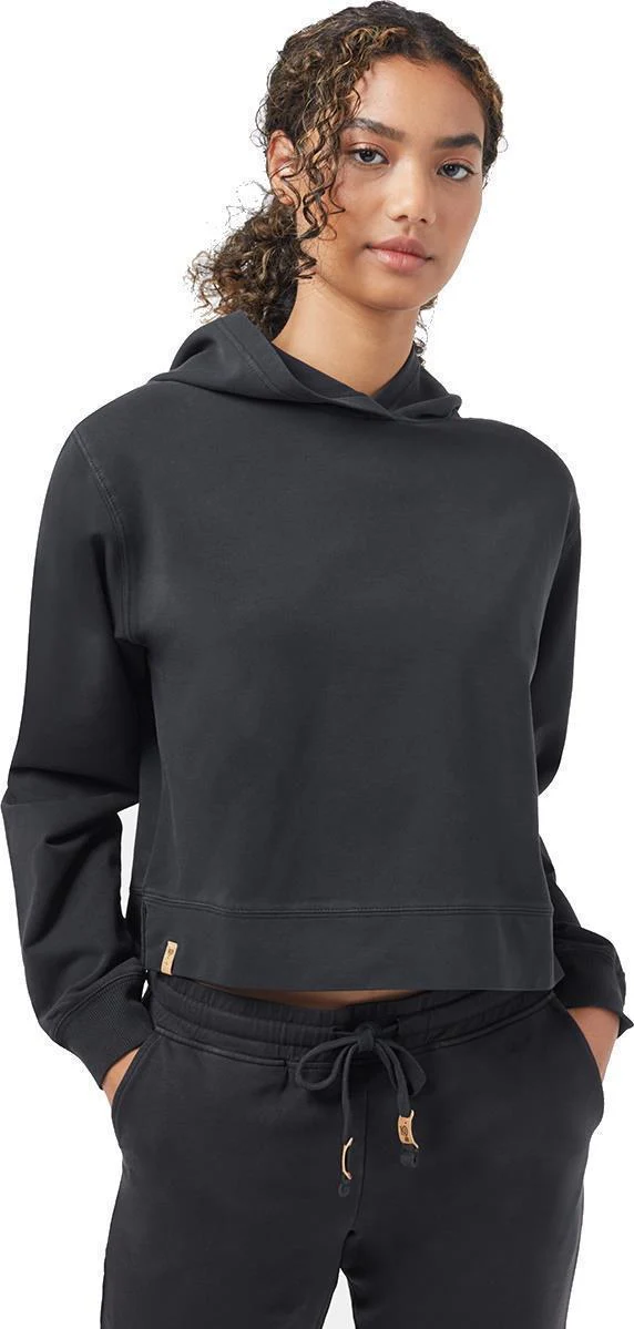 French Terry Cropped Hoodie - Womens - Image 14