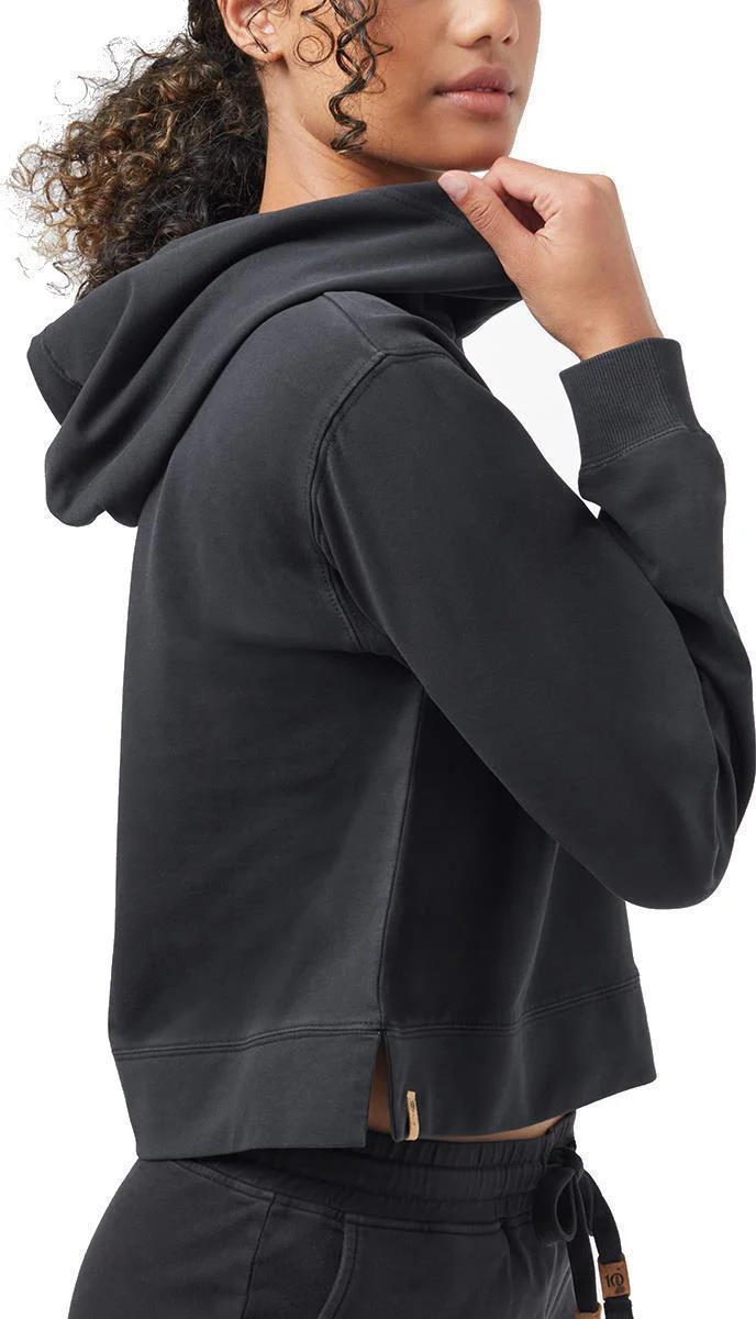 French Terry Cropped Hoodie - Womens - Image 16