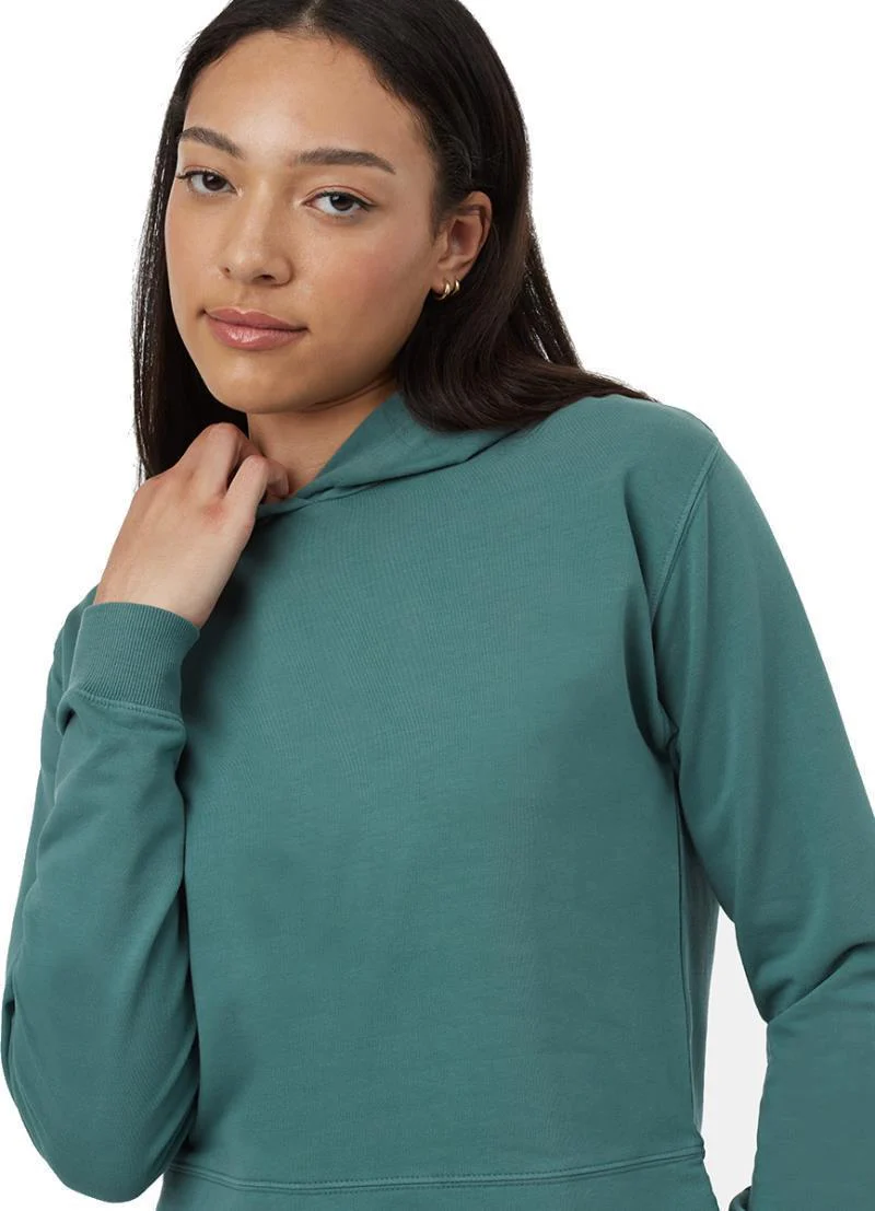 French Terry Cropped Hoodie - Womens - Image 21
