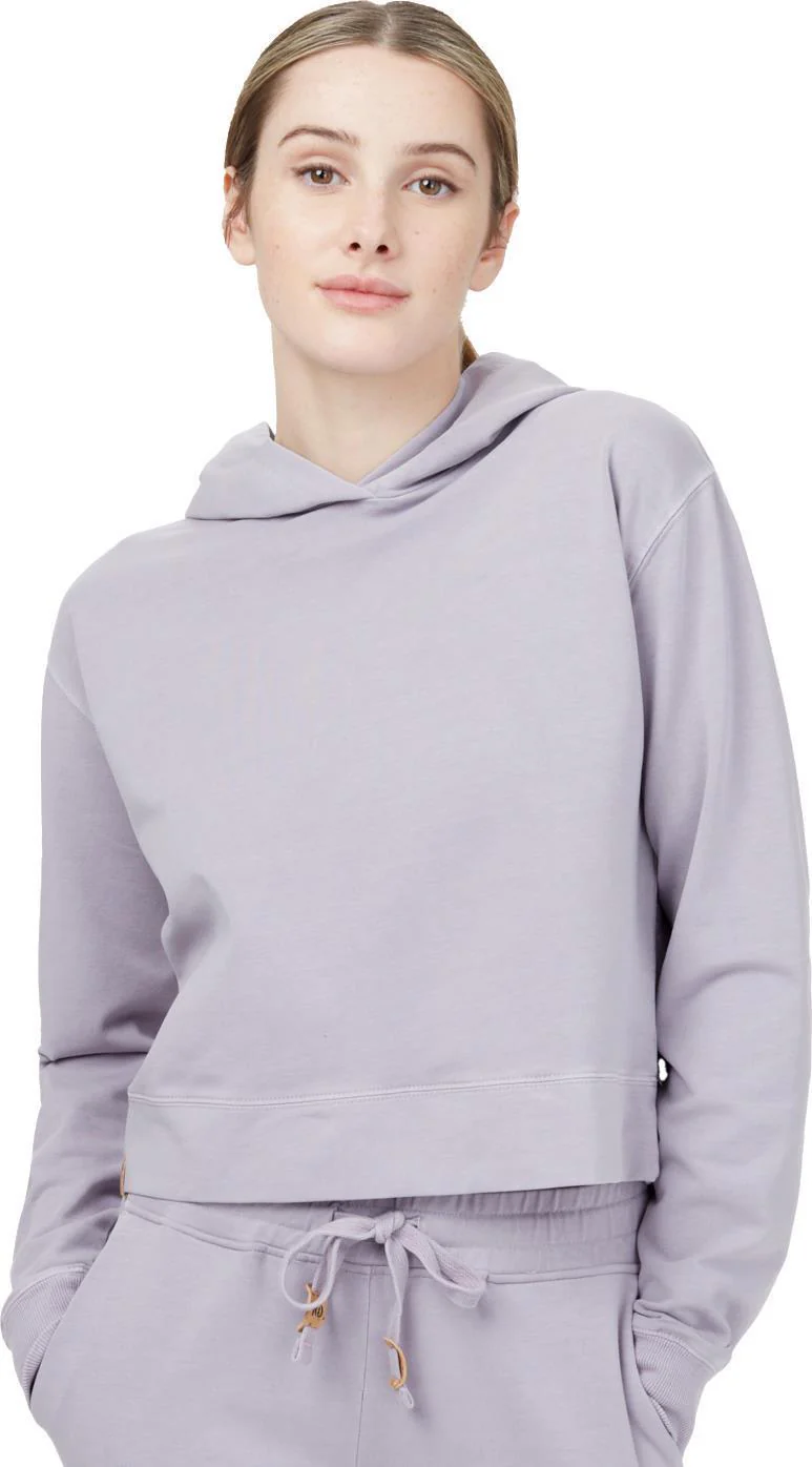 French Terry Cropped Hoodie - Womens - Image 22