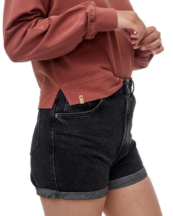 French Terry Cropped Hoodie - Womens - Image 5
