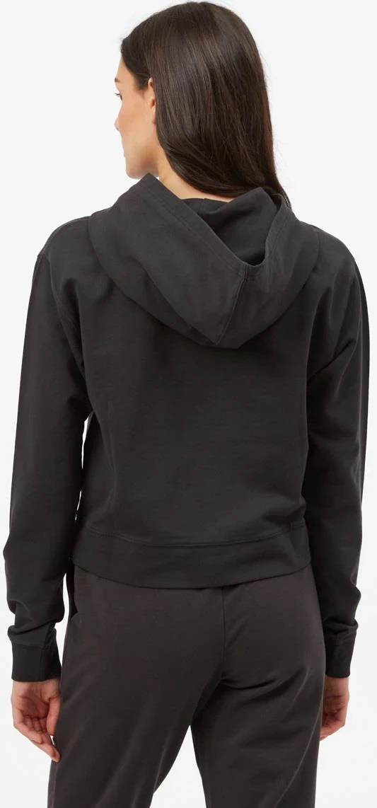 French Terry Cropped Hoodie - Womens - Image 7