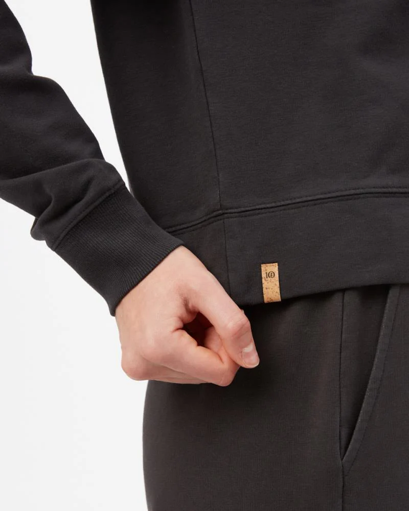 French Terry Cropped Hoodie - Womens - Image 9