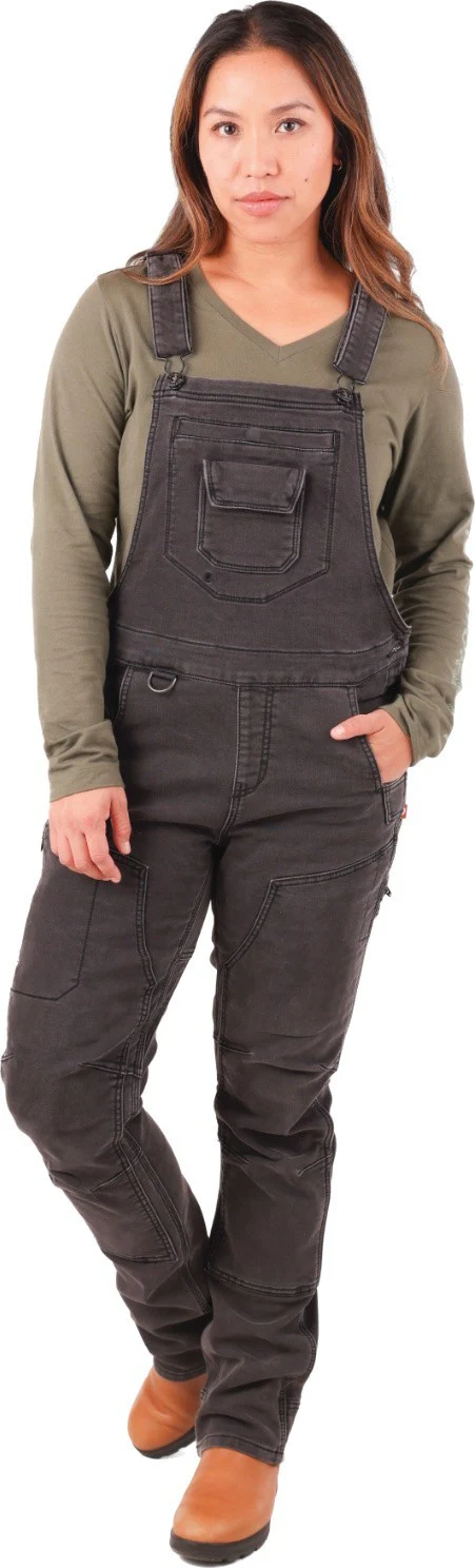 Freshley Hotswap Stretch Denim Drop Seat Overalls, 28" Inseam - Womens - Image 6