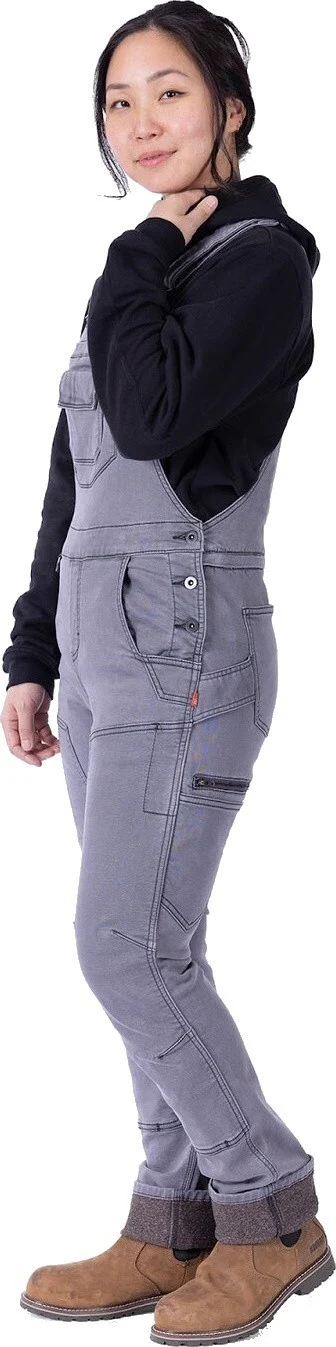 Freshley Hotswap Stretch Denim Drop Seat Overalls, 34" Inseam - Womens - Image 3