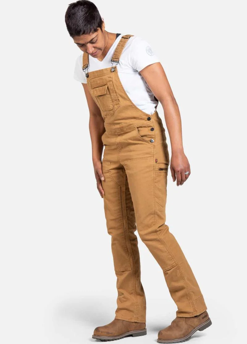 Freshley Overalls, Canvas, 34" Inseam - Womens - Image 6