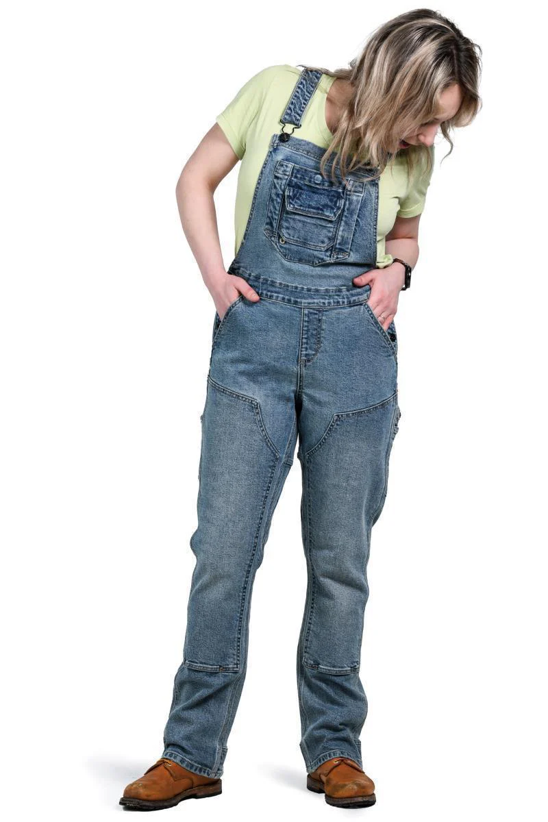 Freshley Overalls, Denim, 30" Inseam - Womens - Image 9