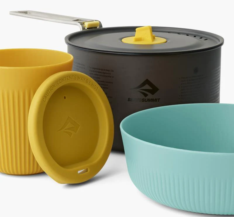 Frontier UL One Pot Cook Set - 1 Person - 3 Piece - 1.3L Pot, Bowl, Cup - Image 3