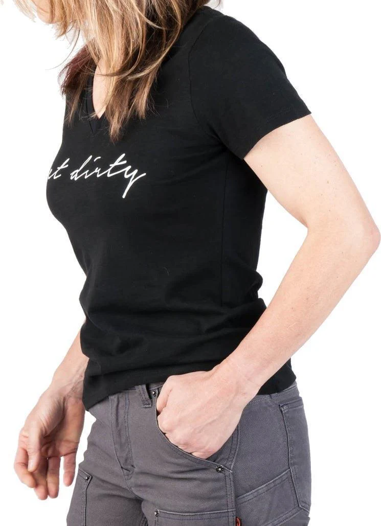 Get Dirty V-Neck Tee - Womens - Image 2