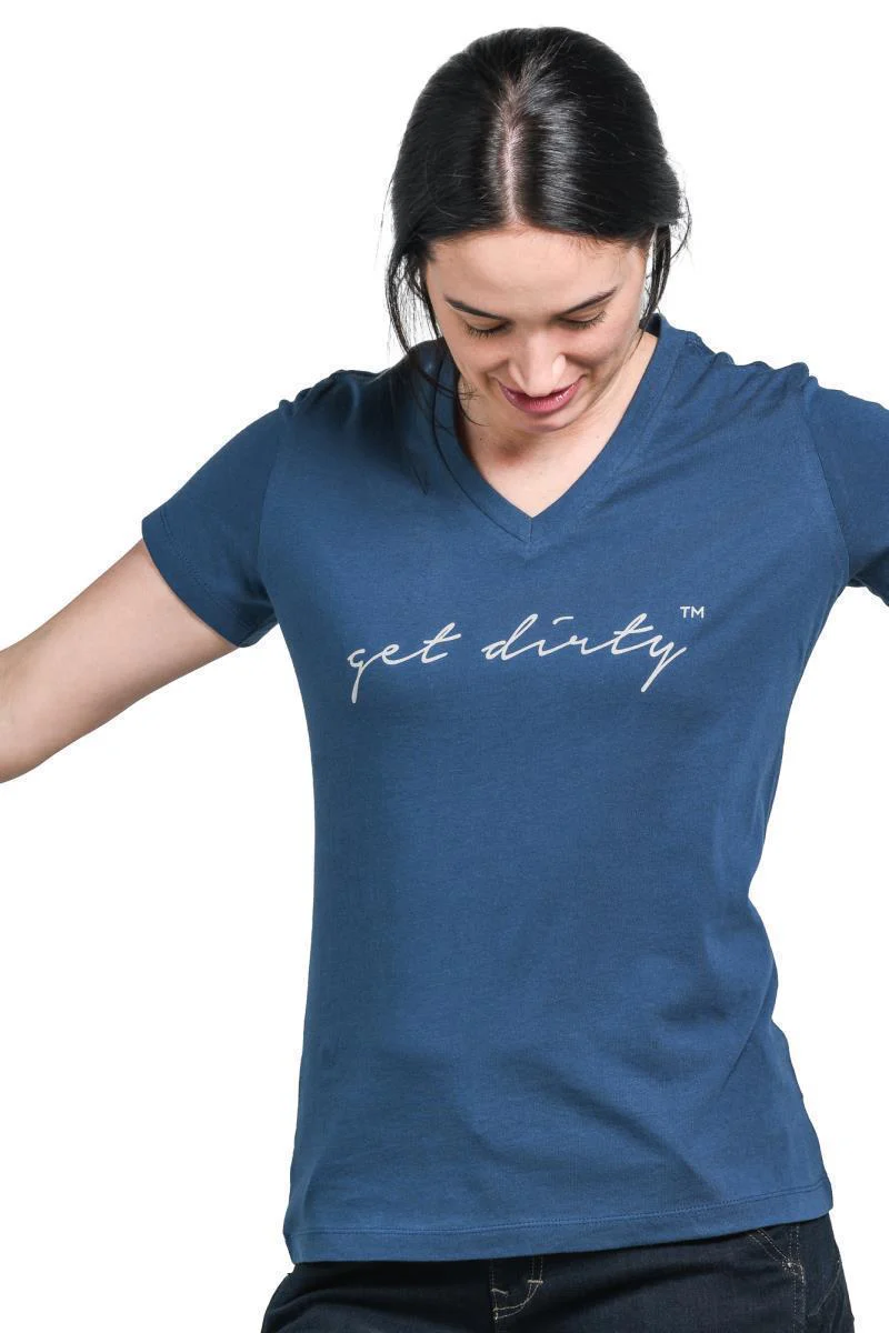 Get Dirty V-Neck Tee - Womens - Image 6