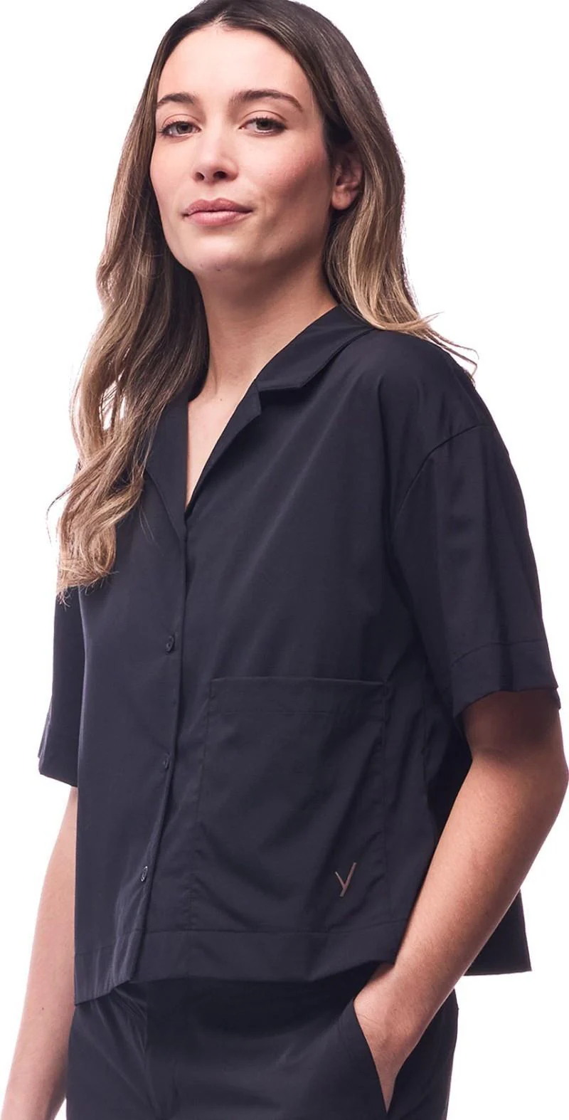 Gomlek SS Button Up - Womens - Image 2