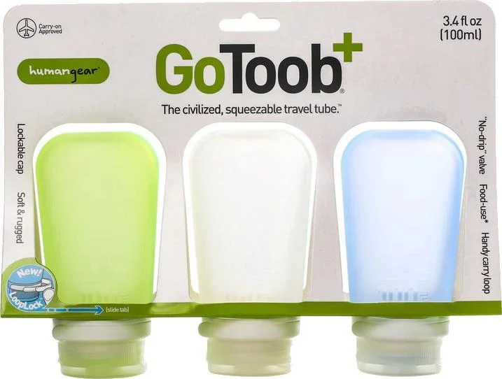 GoToob+ 3-Pack - Large 100ml / 3.4oz - Image 3