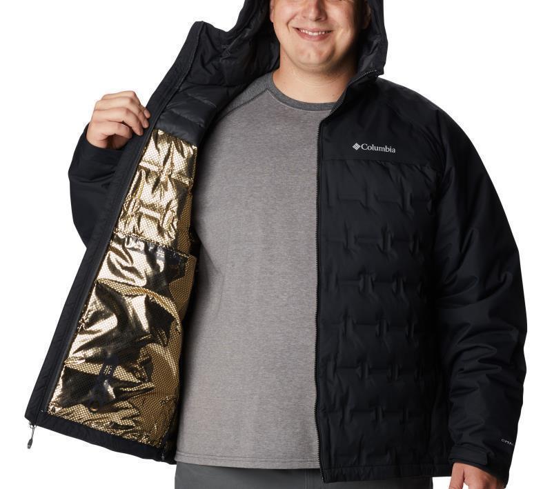 Grand Trek II Down Hooded Jacket - Big - Mens - Image 3