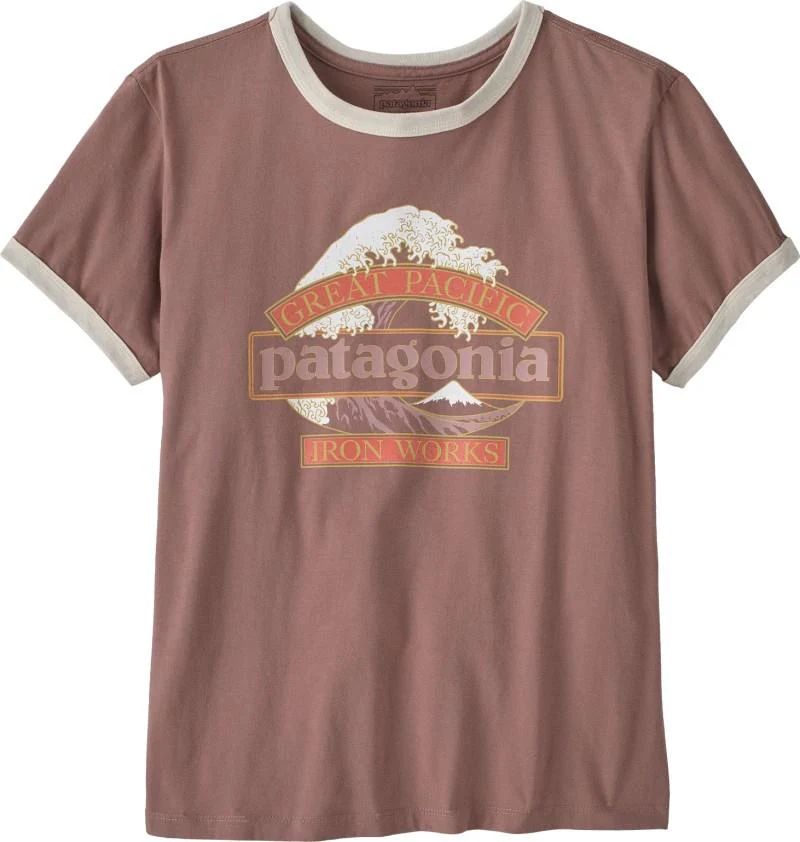 Great Waves Ringer Tee - Womens