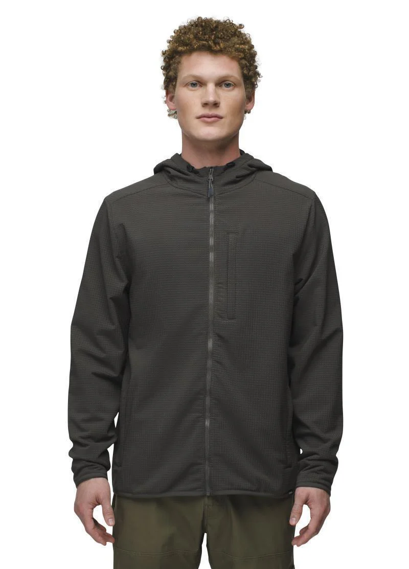 Gridlocked Fleece Full Zip Hoodie - Mens - Image 2