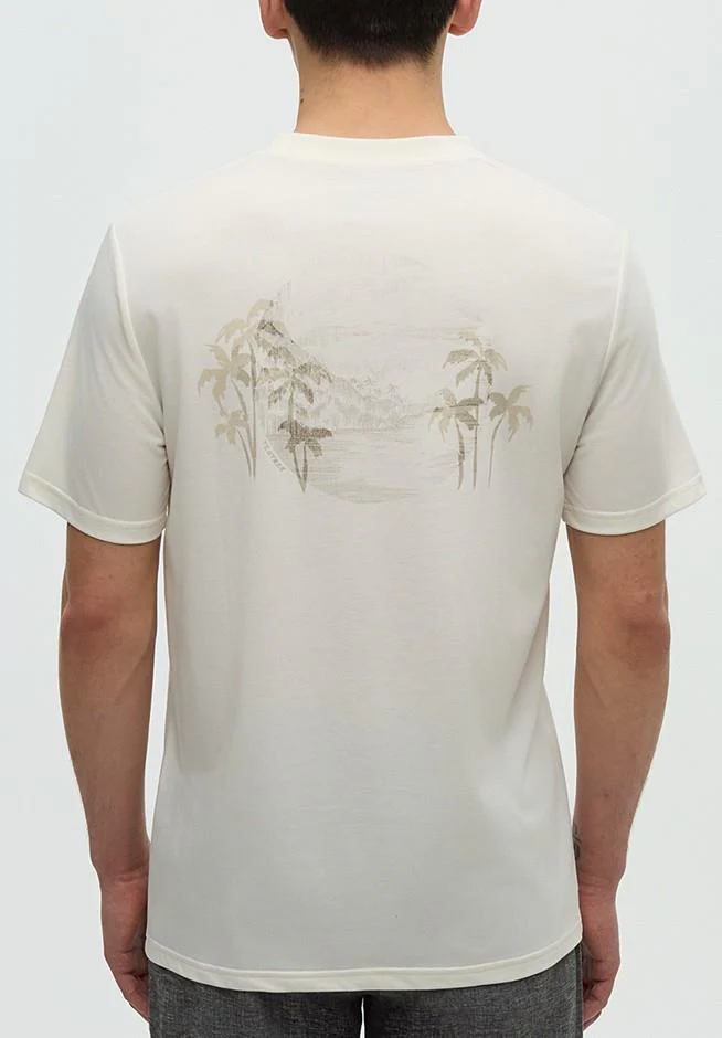 Haiti Palm Overlay T-Shirt - Mens - Image 6