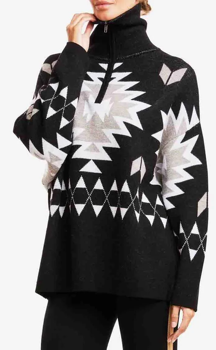 Haldi Zip Up Sweater - Womens - Image 2