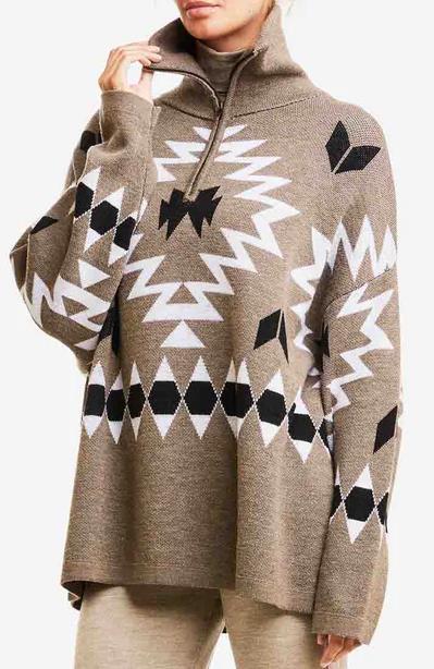 Haldi Zip Up Sweater - Womens - Image 5