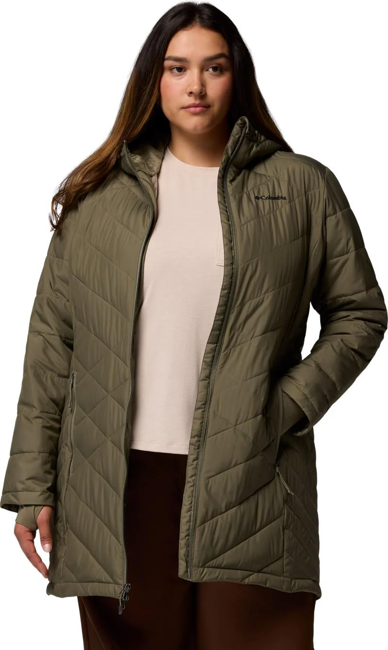 Heavenly Long Hooded Jacket, Extended - Womens - Image 117