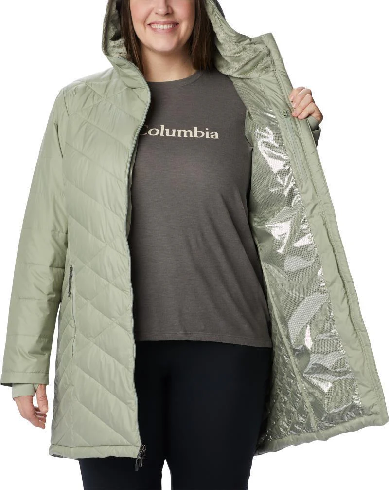 Heavenly Long Hooded Jacket, Extended - Womens - Image 85