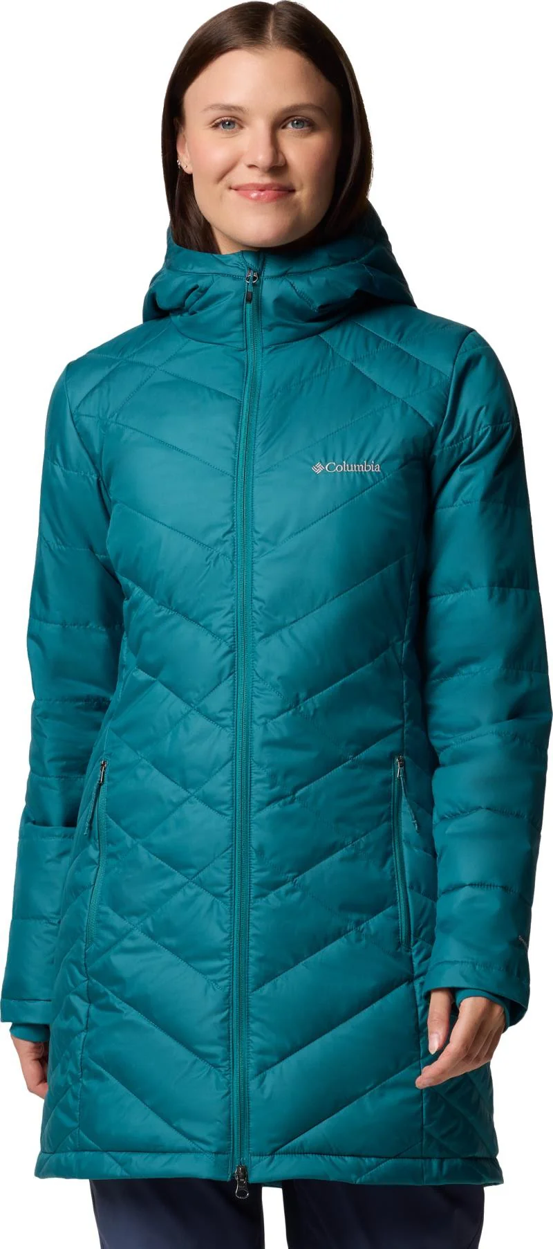 Heavenly Long Hooded Jacket - Womens - Image 104