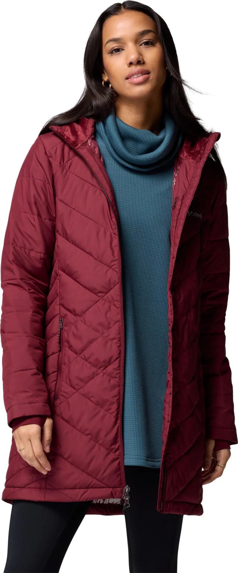 Heavenly Long Hooded Jacket - Womens - Image 118