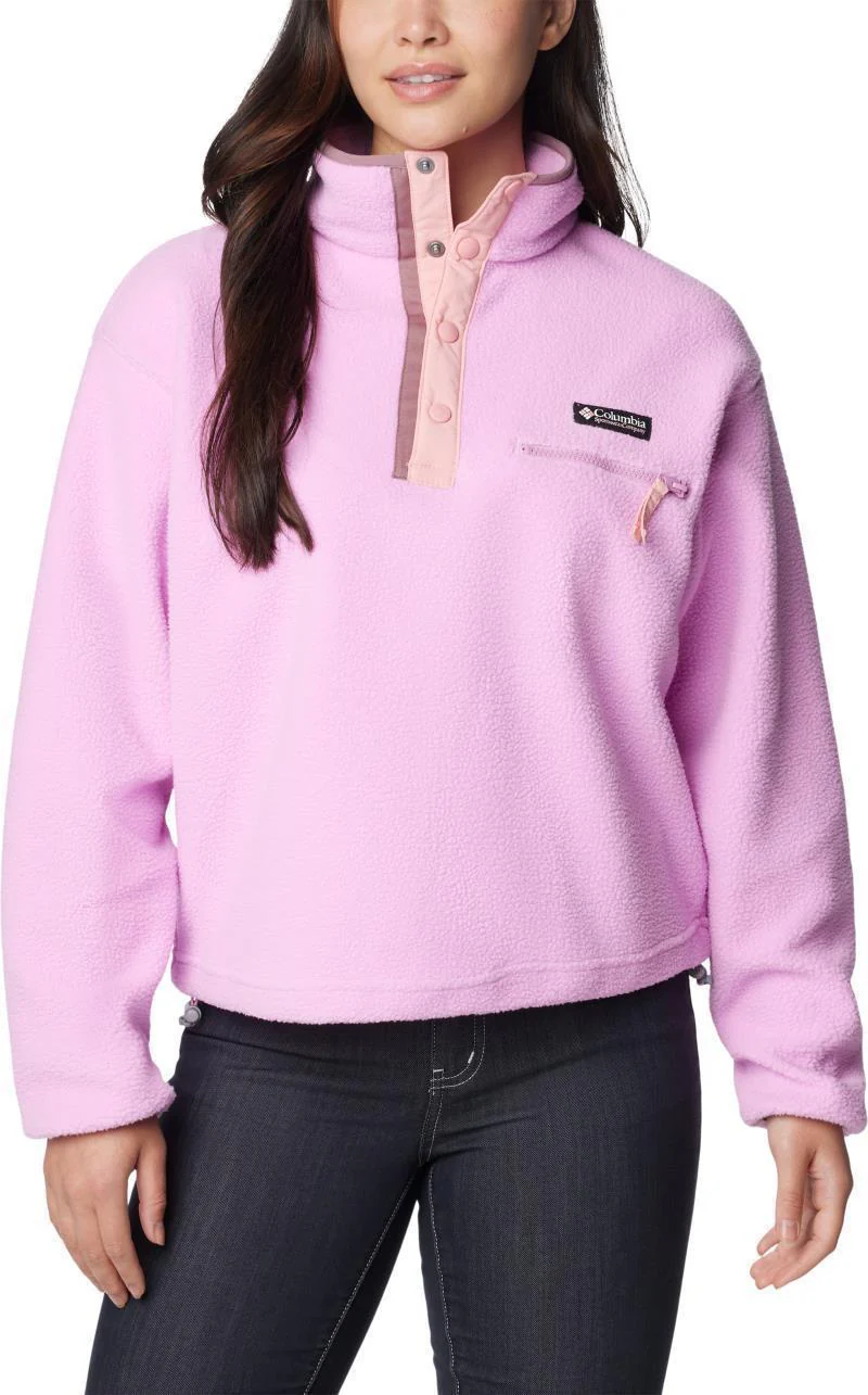 Helvetia Cropped Half Snap - Womens