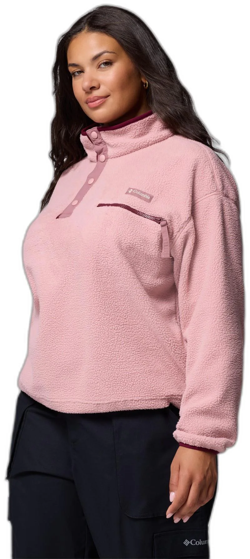 Helvetia II Cropped Half Snap Fleece, Extended - Womens - Image 19