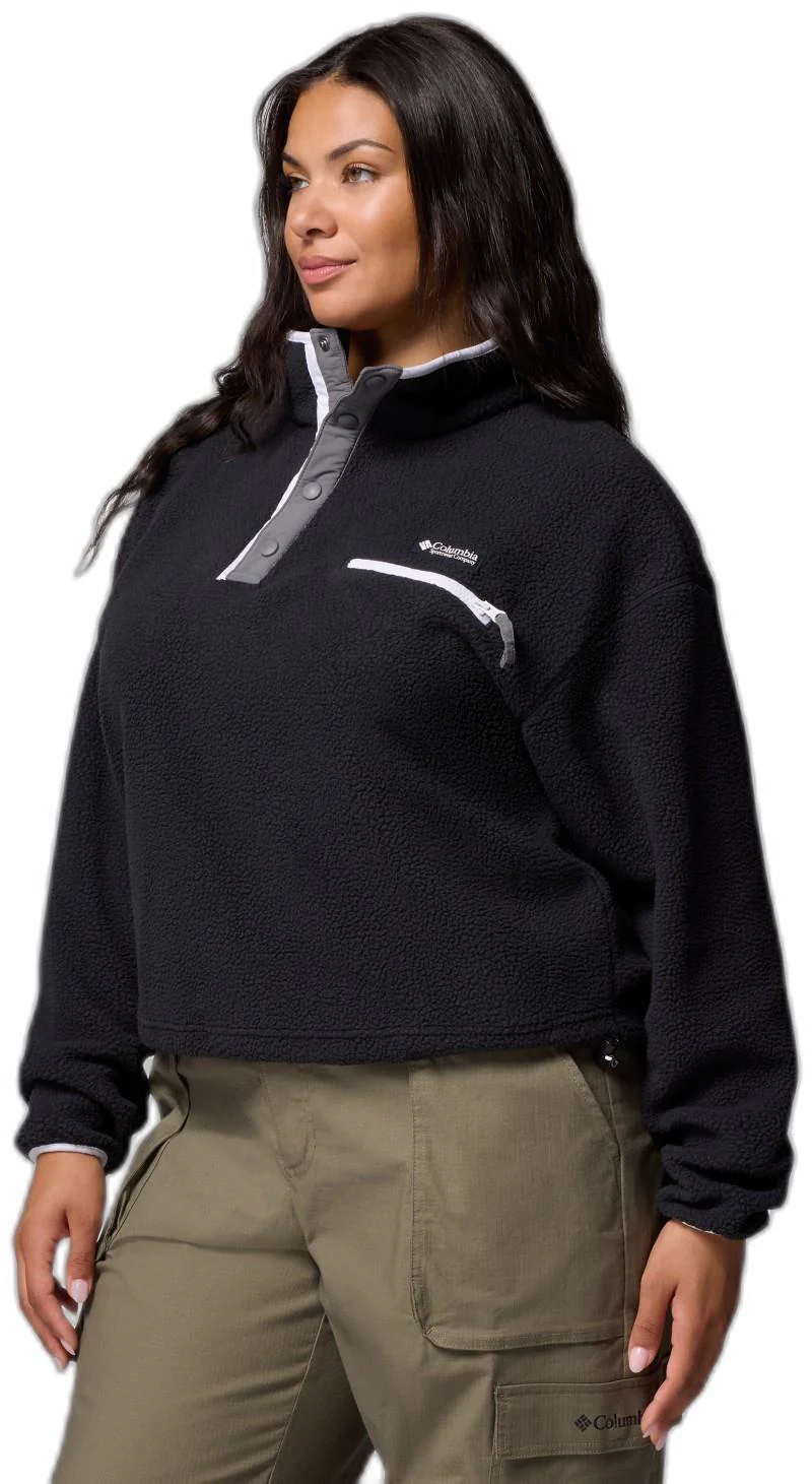 Helvetia II Cropped Half Snap Fleece, Extended - Womens - Image 3