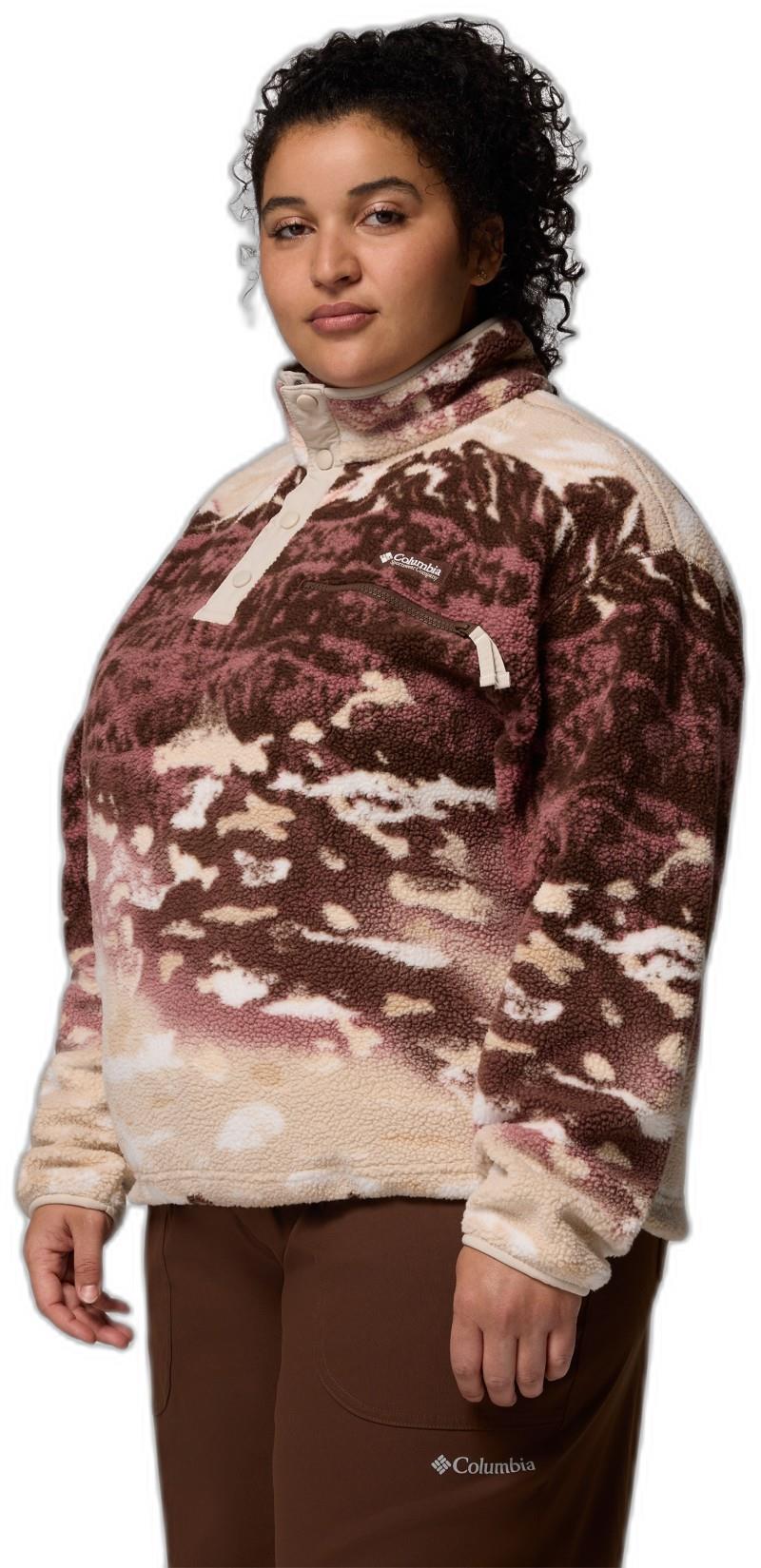 Helvetia II Printed Cropped Half Snap, Extended - Womens - Image 3