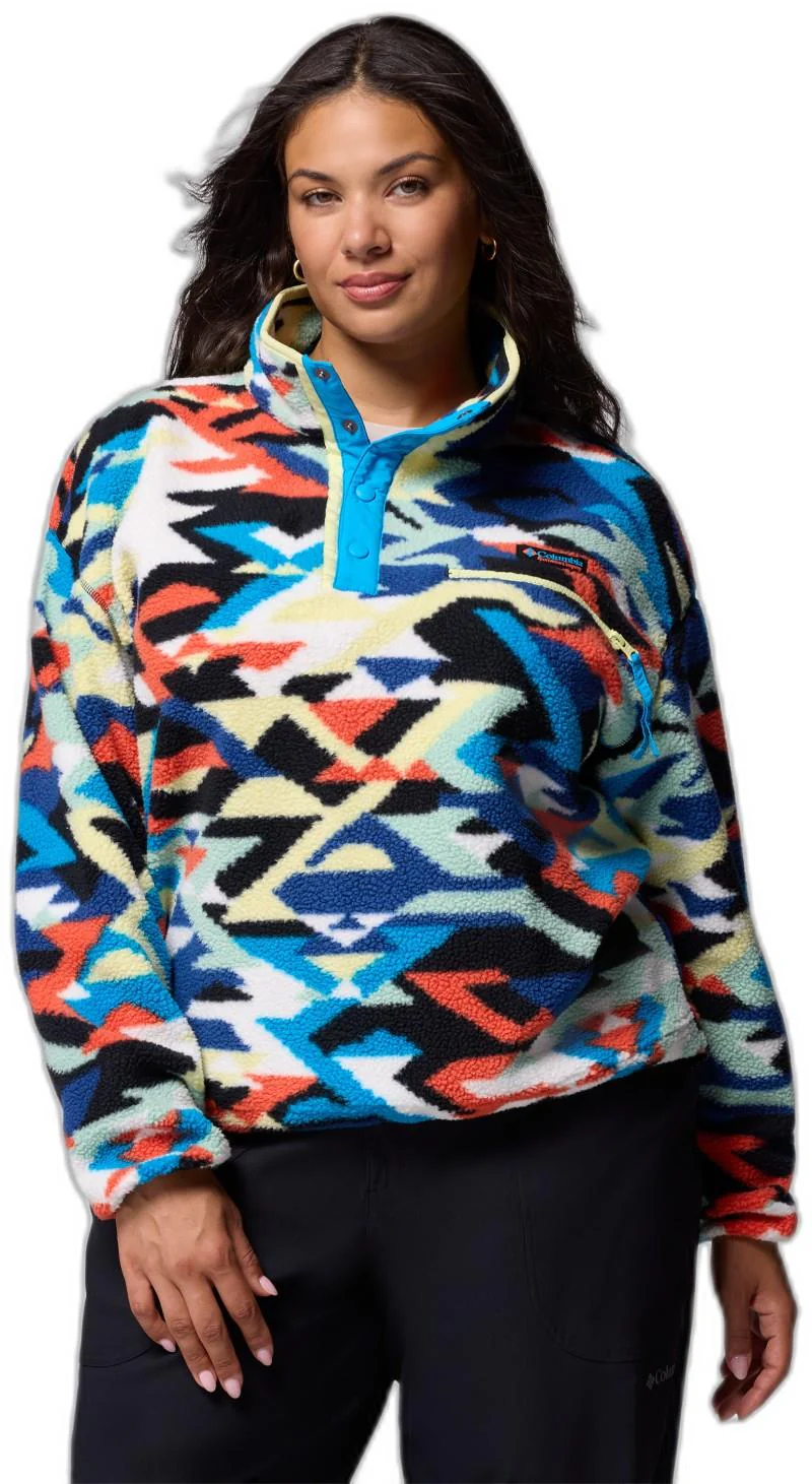Helvetia II Printed Cropped Half Snap, Extended - Womens - Image 8