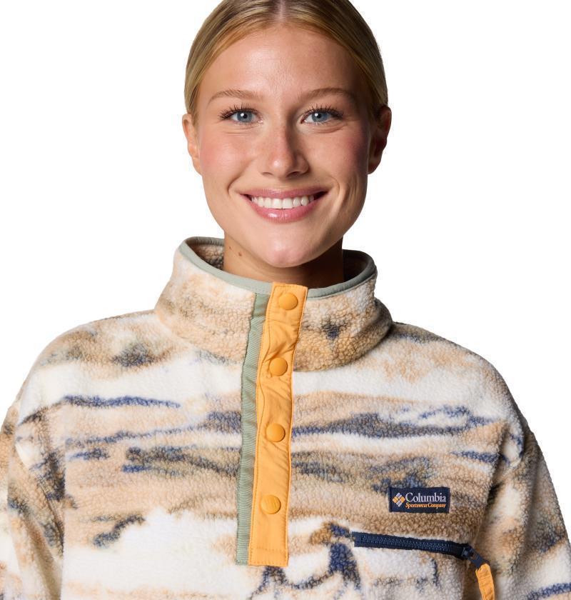 Helvetia II Printed Cropped Half Snap - Womens - Image 12