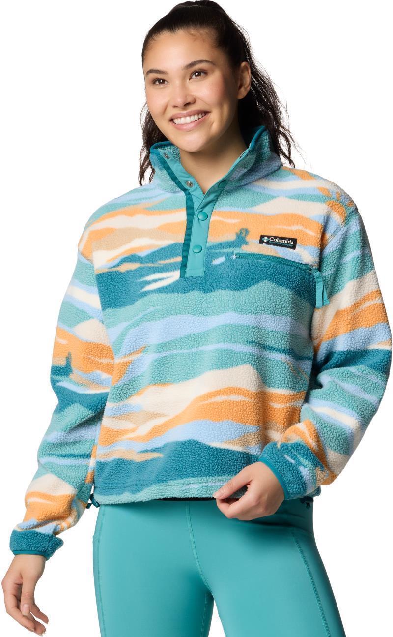 Helvetia II Printed Cropped Half Snap - Womens - Image 13